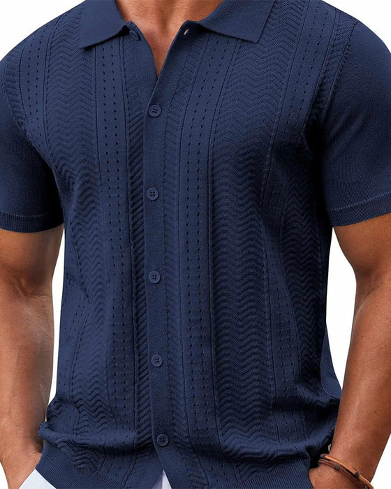 Shirts Opengewerkt Brei Knoop