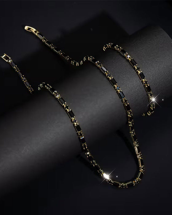 Gepersonaliseerd Verstelbaar Sprankelend Sieraden Set