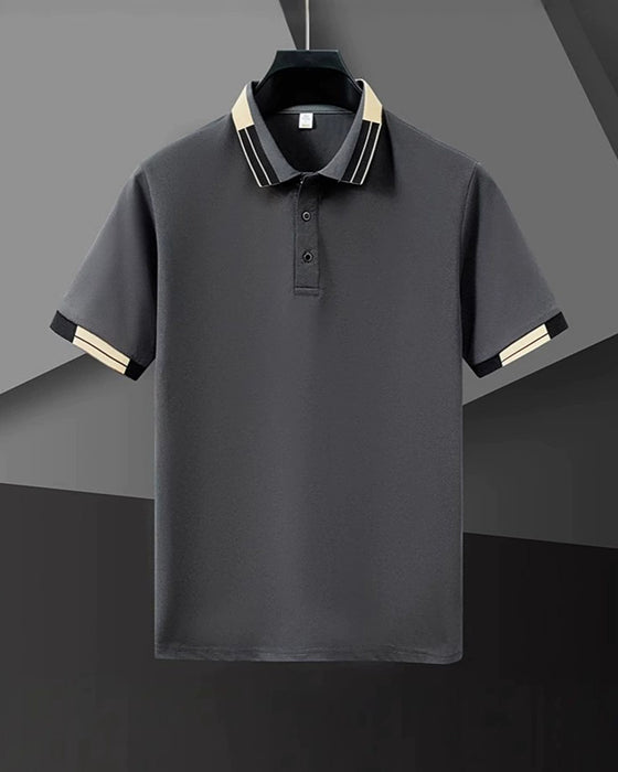Shirt Kleurenblok Korte Mouw Polo