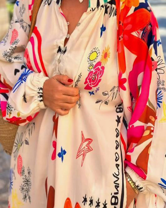 Jurk Bohemian Vakantie