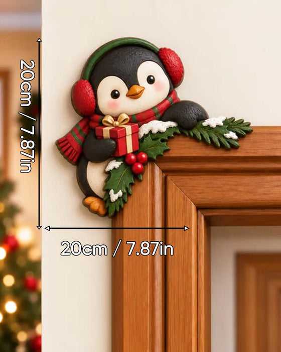 Decoratie Kerst Gluur Deurkozijn Hoek