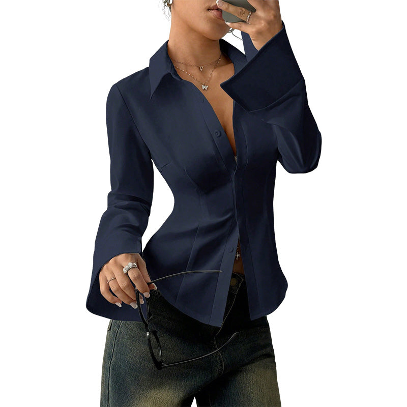 Elegante Slim-Fit Vrouwenblouse