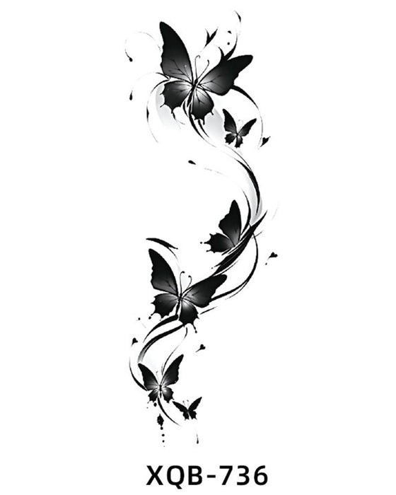 Gesimuleerde Bloem Tattoo Stickers Voor Arm