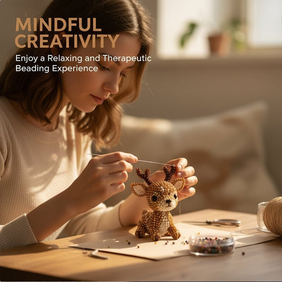 3D-kralendierenset - DIY-miniatuurdiertjes set voor beginners