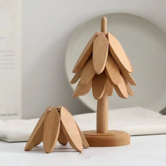 👍 Een Boom Massief Hout Isolatie Placemat