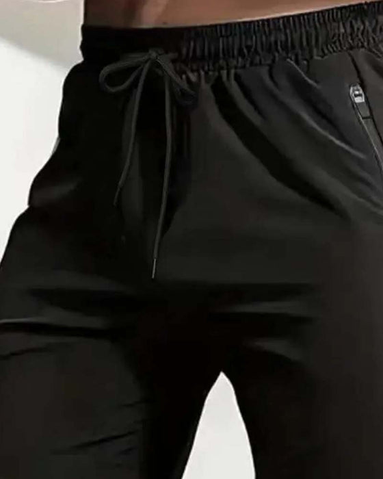 Shorts Trekkoord Rits Elastische Taille