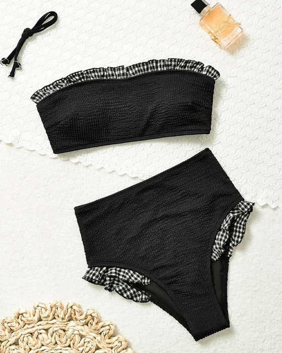 Bikini Ruit Ruffle Strapless