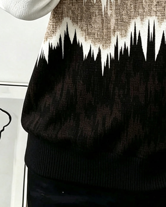 Sweatshirt Casual Bedrukt Lange Mouwen