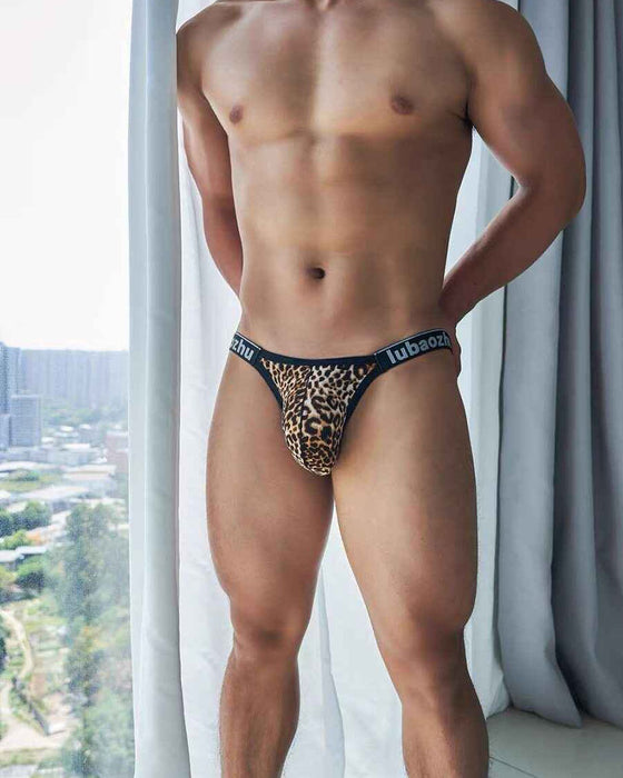 Heren-Tanga Luipaardprint