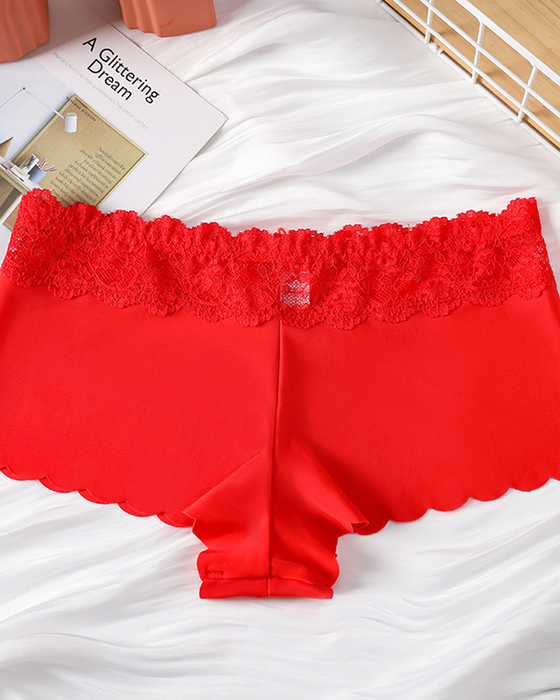 Slip Met Kant Rand En Middelhoge Taille