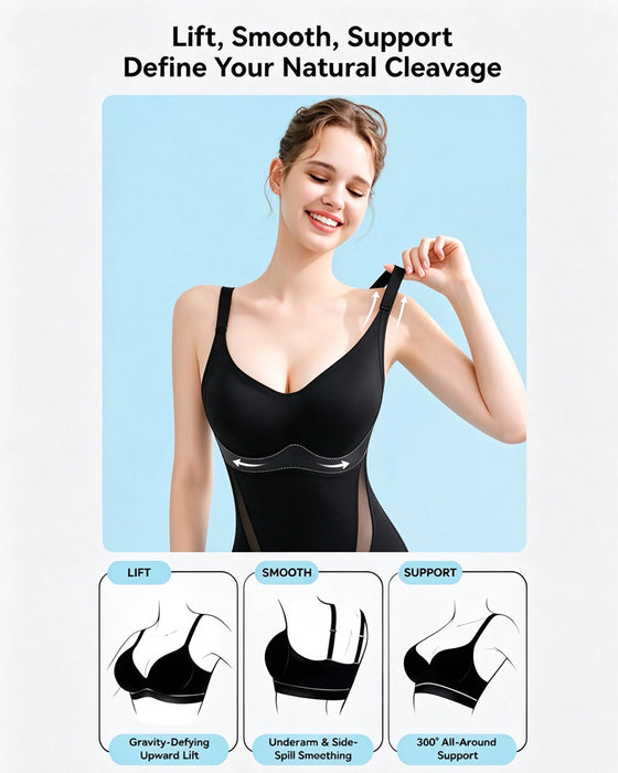 Verkoelende Buikcontrole Bilverhogende Shapewear Bodysuit