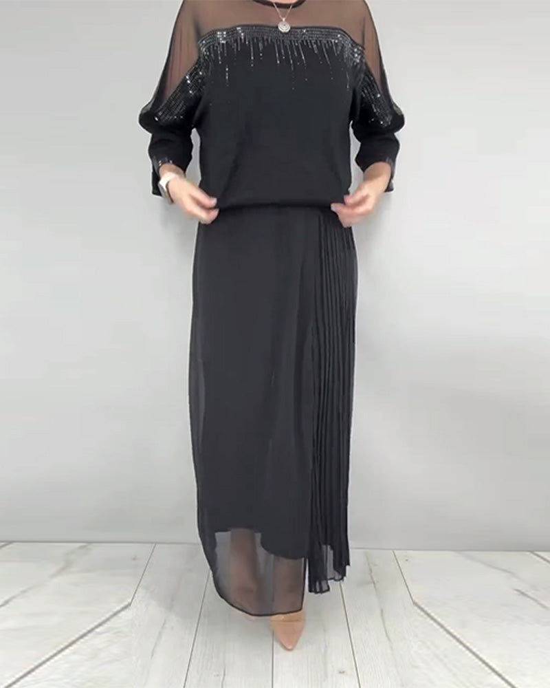 Blouse Gaas Gespleten Loose