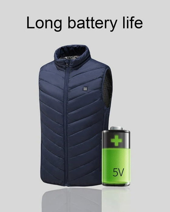 Vest casual slimme verwarming