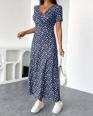 Jurk Sexy Elegant Bedrukt