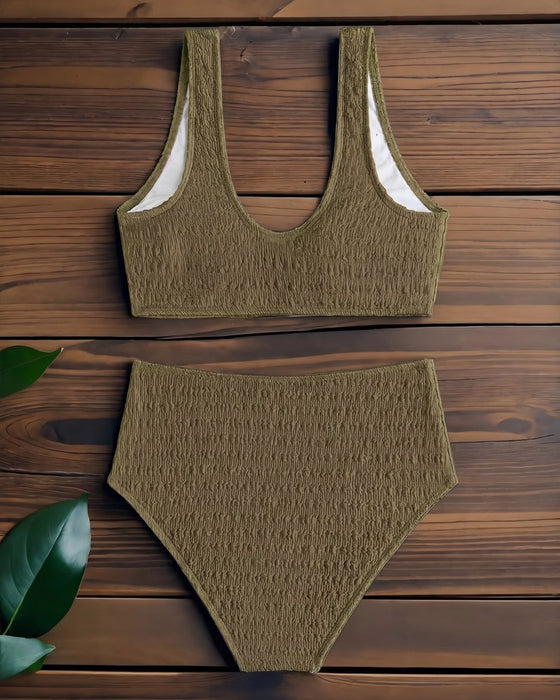 Bikini V-hals Hoge Taille