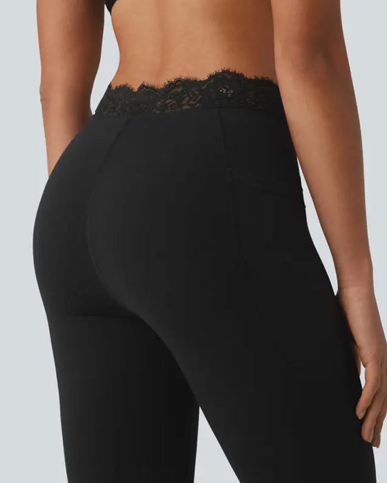 Broek Kant Taille Licht Uitlopend Yoga