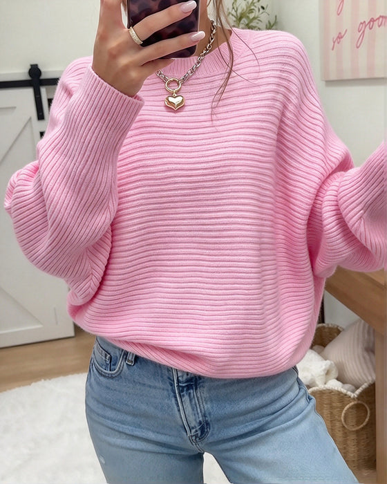 Pullover Stijlvol Vleermuismouw