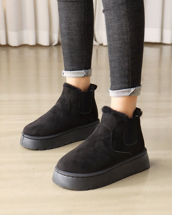 Dikke, effen sneeuwschoenen