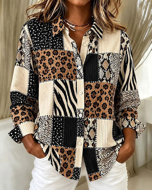 Overhemd Luipaard Zebra Streep