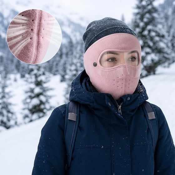 Thermische Oorbescherming Wintergezichtsmasker Met Beschermend Vizier