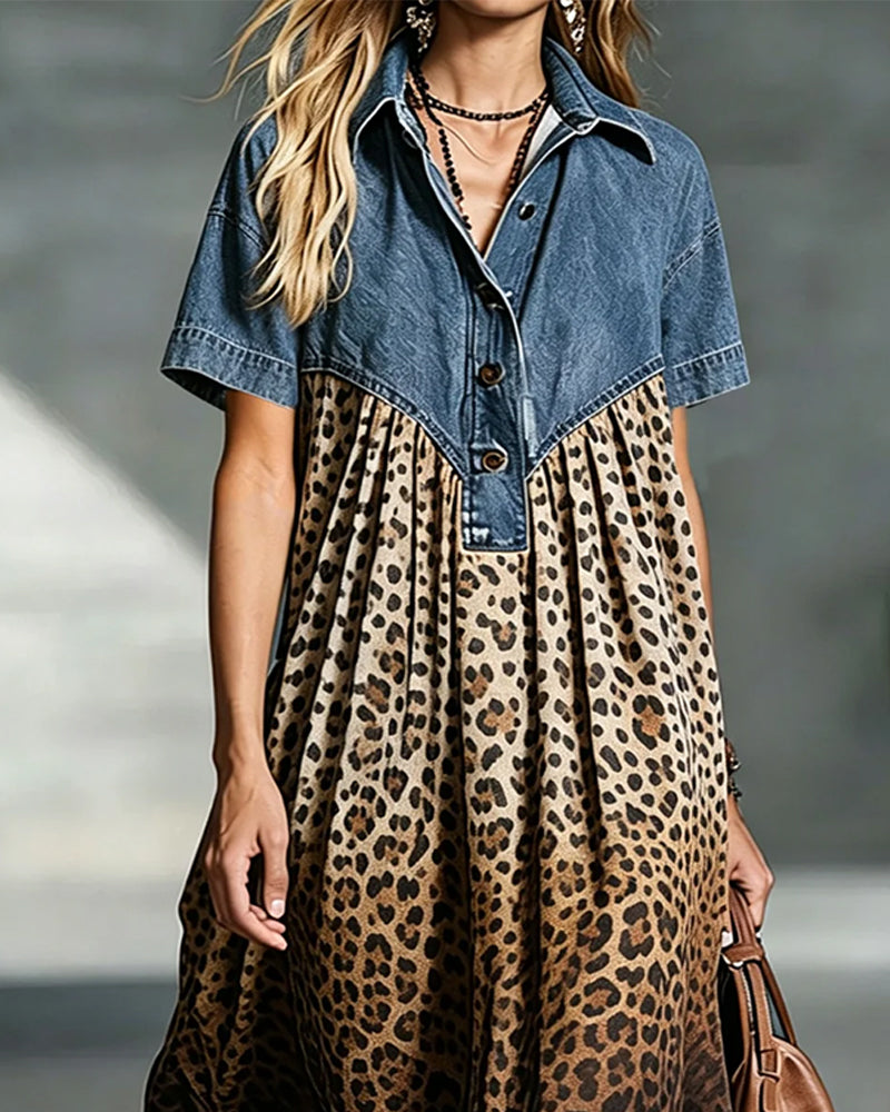 Jurk Dierenprint Casual
