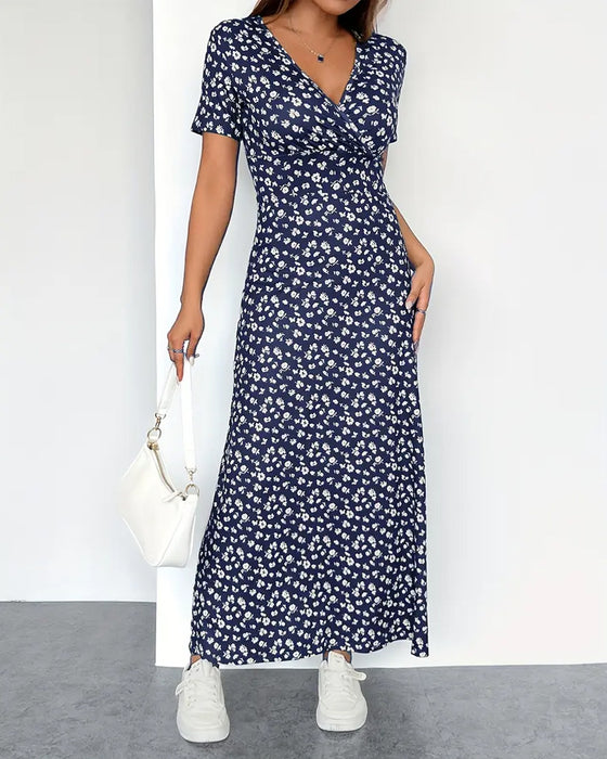 Jurk Sexy Elegant Bedrukt