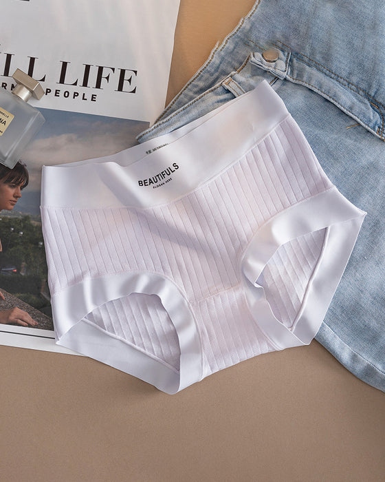 Slip Langvezelig Katoen Hoge Taille