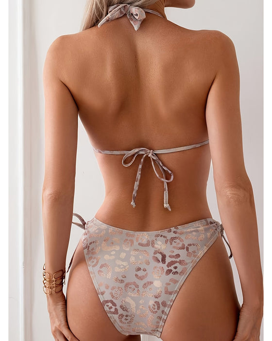 Bikini Resort Stijl V-hals Koord