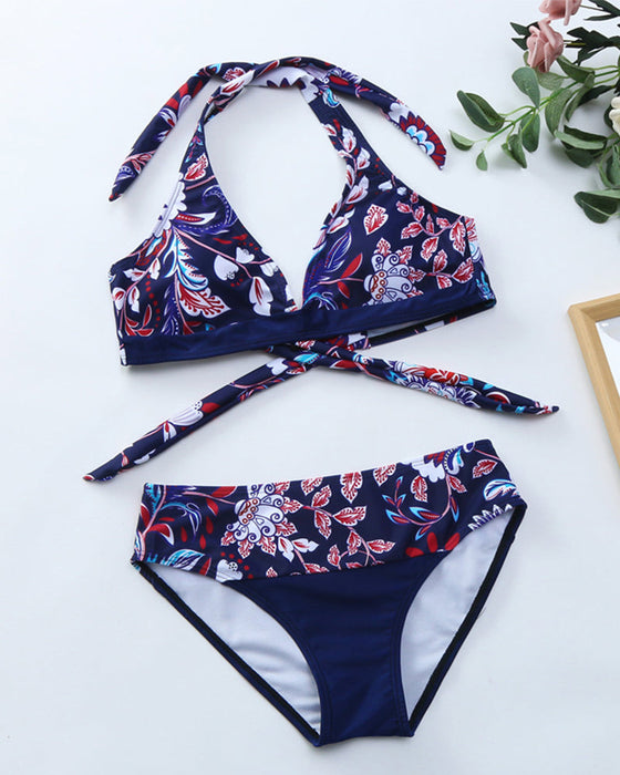 Bikiniset met bloemmotief