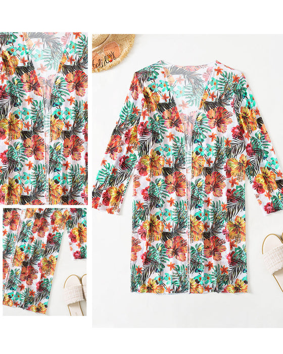 Bikini's en cover-ups met bloemenprint