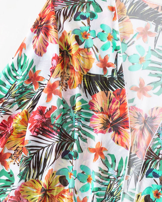 Bikini's en cover-ups met bloemenprint