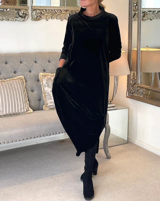 Jurk met staande kraag