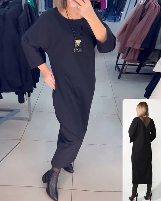 Casual zakjurk met lange mouwen