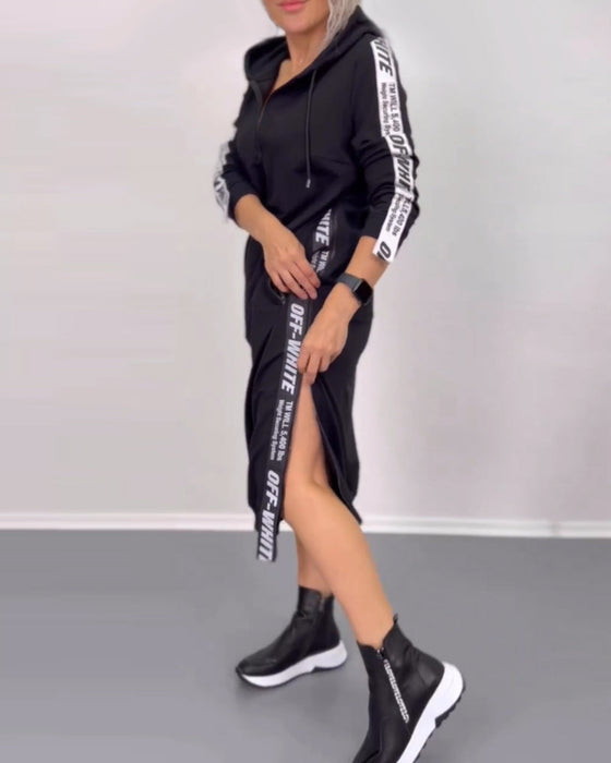 Casual jurkje met ritssluiting