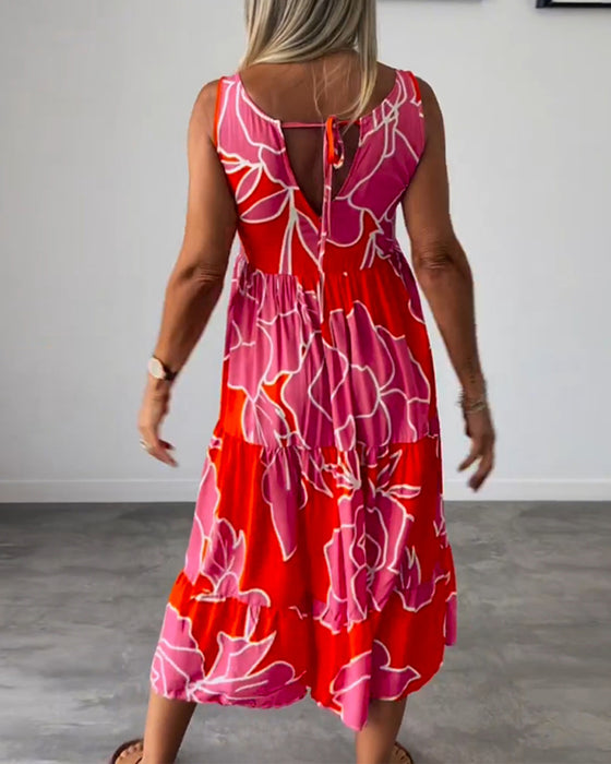 Damesjurk met patchworkprint