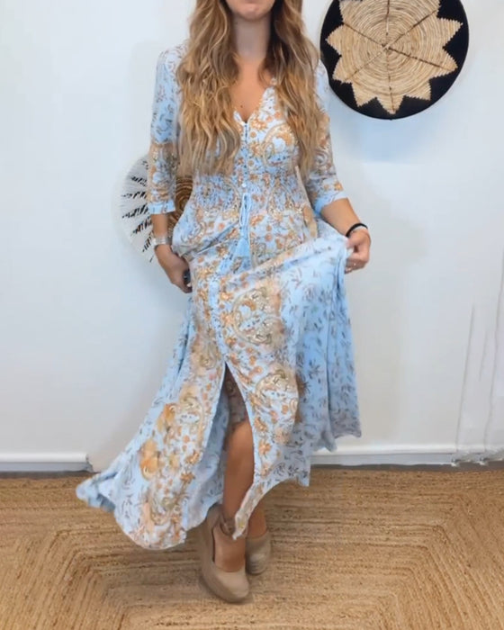 Elegante lange damesjurk