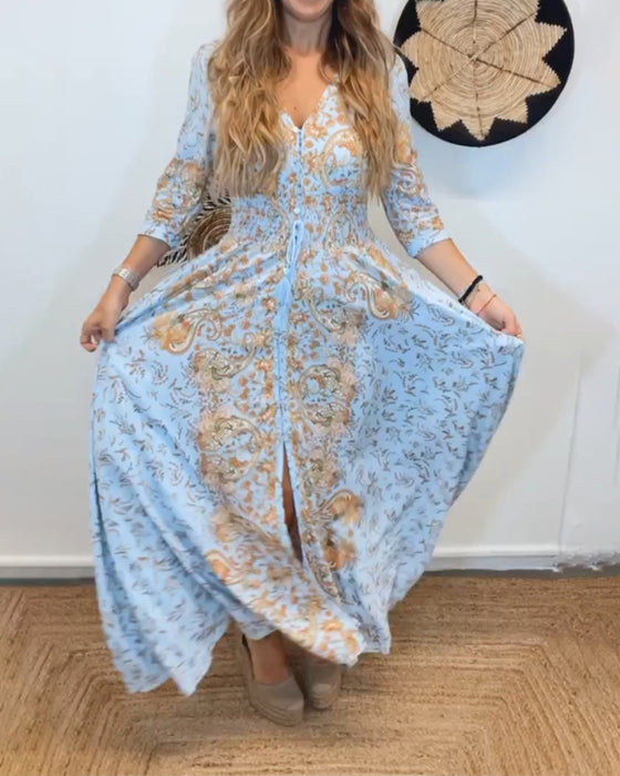 Elegante lange damesjurk