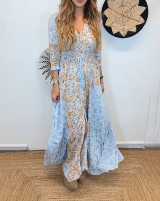 Elegante lange damesjurk