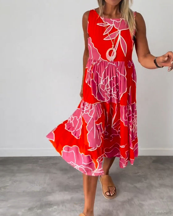 Damesjurk met patchworkprint