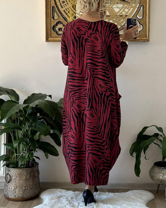 Mode  Losse print zakjurk