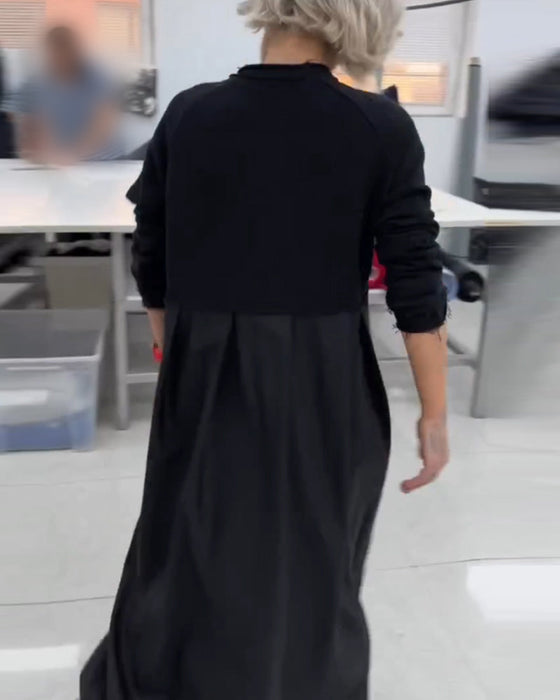 Maxi-effen vrijetijdsjurk