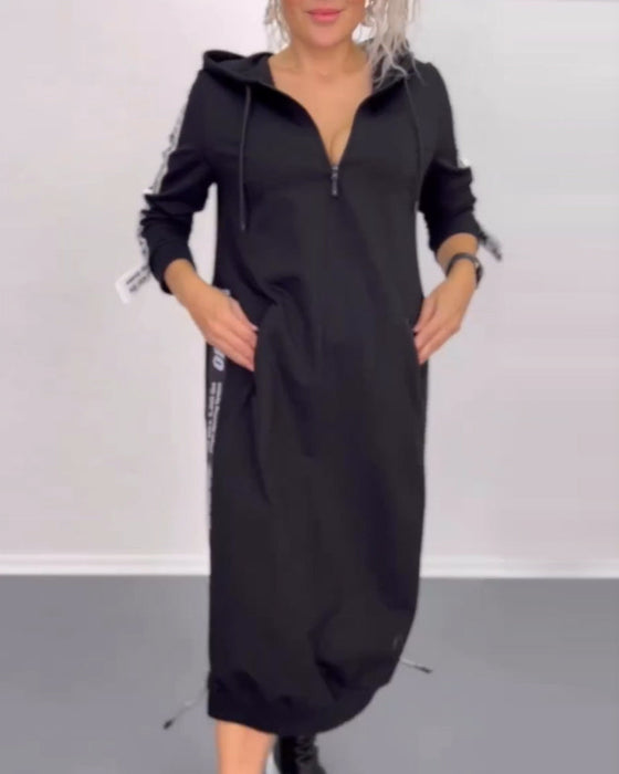 Casual jurkje met ritssluiting